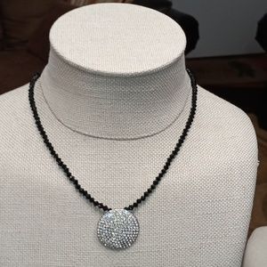 Gorgeous Black Crystal Necklace ⚫️